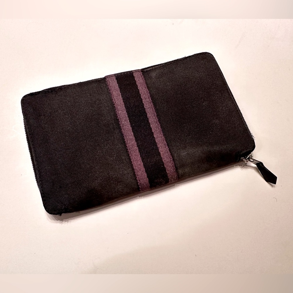 HERMES Long Canvas Wallet